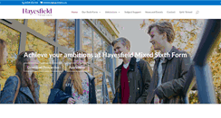 Desktop Screenshot of hayesfieldsixthform.com